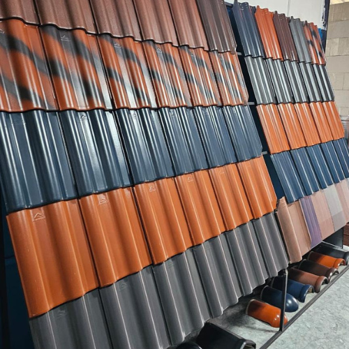 High-quality ceramic roof tiles in various colors